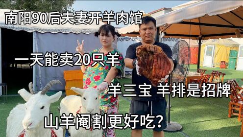 [图]南阳小哥农村开羊肉馆，淡季1天8只羊，生意爆自建羊场存栏2000头