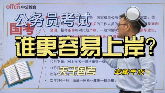 稳定就职的尽头是编制! 考国考哪类人群更容易上岸?