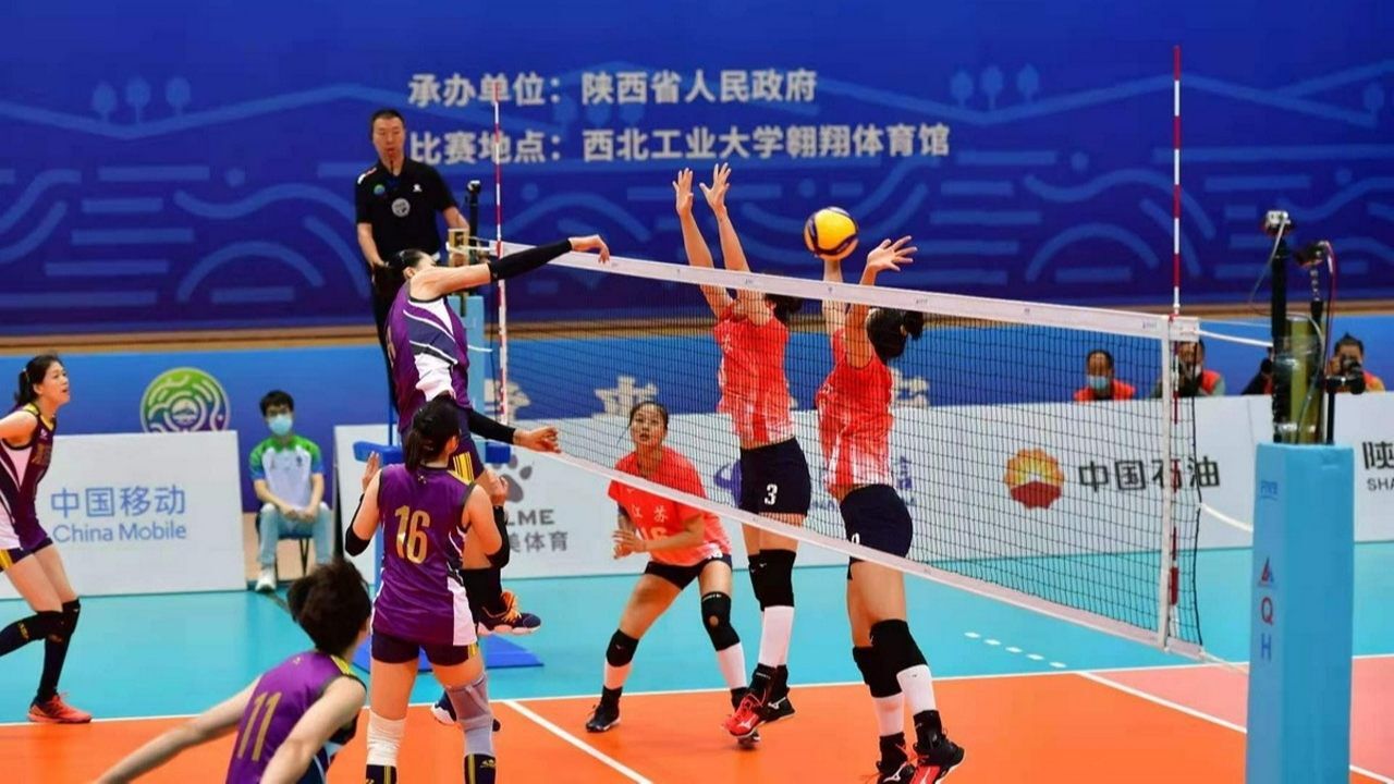直播回放：全运会女排比赛决赛江苏女排1-3天津女排_高清