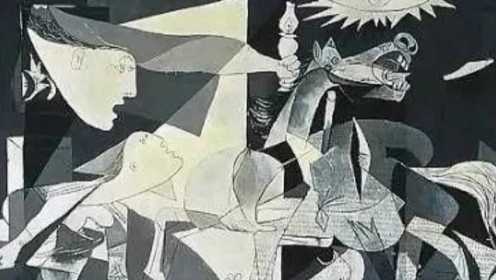 1937年，由于德国轰炸西班牙小镇，毕加索愤怒创作《格尔尼卡》