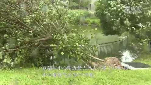今年第18号台风“圆规”在海南省琼海市博鳌镇沿海登陆