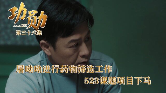 速看《功勋》第38集:屠呦呦进行药物筛选工作,523课题项目下马