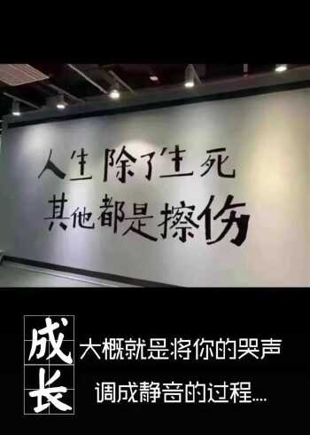 人生除了生死其他都是擦伤手机壁纸壁纸潮图潮图壁纸