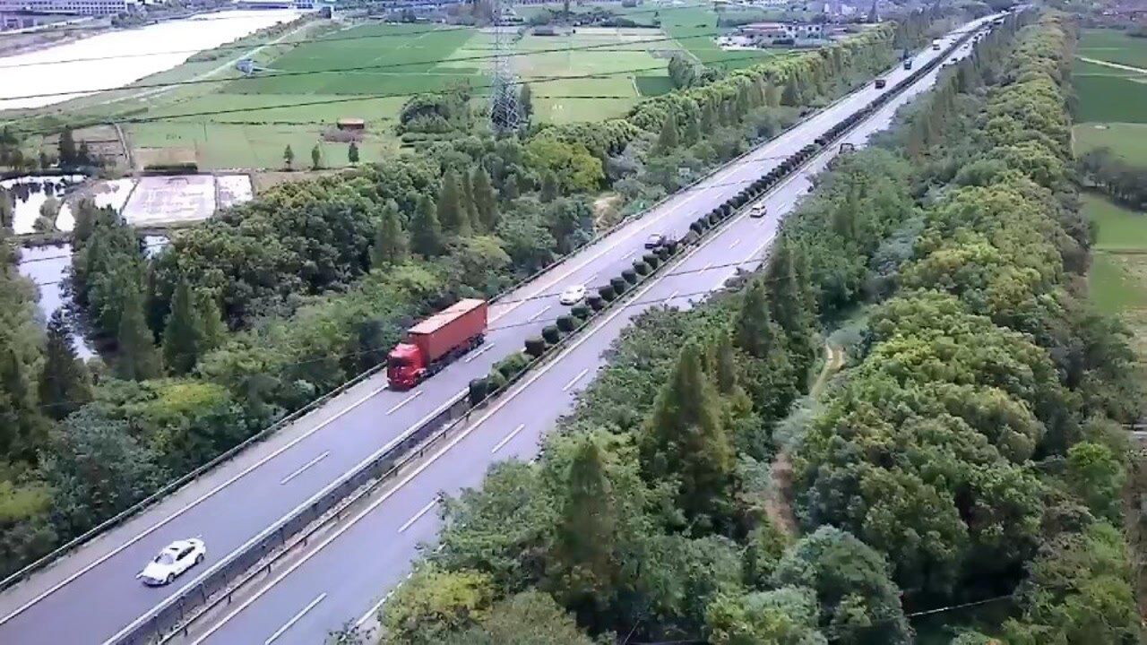 无人机航拍高速公路_高清