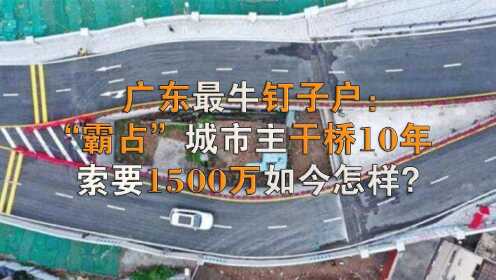 广东最牛钉子户：“霸占”城市主干桥10年，如今怎样？#好片推荐官#