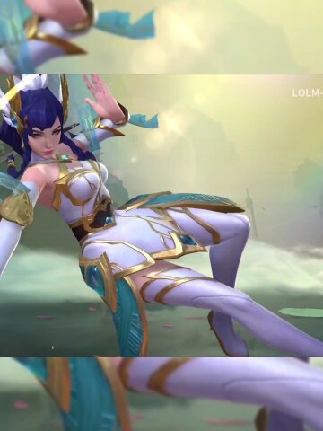 英雄联盟手游玉剑传说系列:刀妹新皮肤非常不错