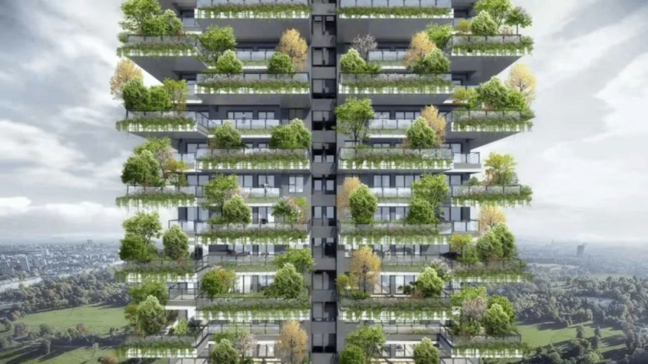 中国第四代住宅横空出世,绿色生态的空中花园太震撼了_腾讯视频