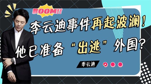 李云迪:事件再起波澜,知名导演为其洗白,现已准备出逃国外?