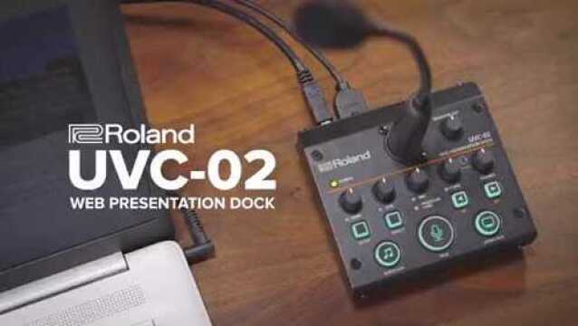  Introducing the Roland UVC02 Web Presentation Dock for Online Presentations