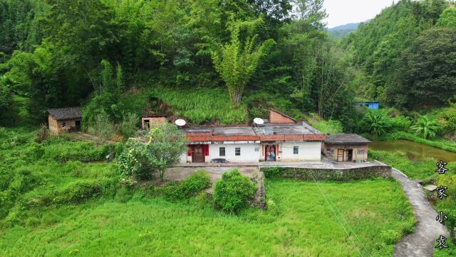 广东一户人家在山下住了5代人不去城里住,是因为房子旁边一股水