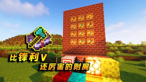 《MC创造嘉年华》我的世界:斧子竟有专属附魔,破盾伤害比钻石剑还高!_高清1080P在线观看平台_腾讯视频