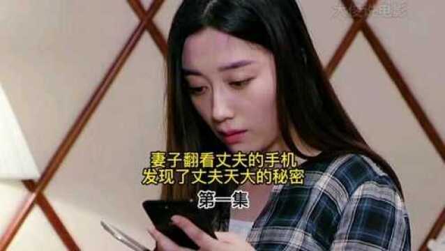 妻子看丈夫手机发现了大秘密