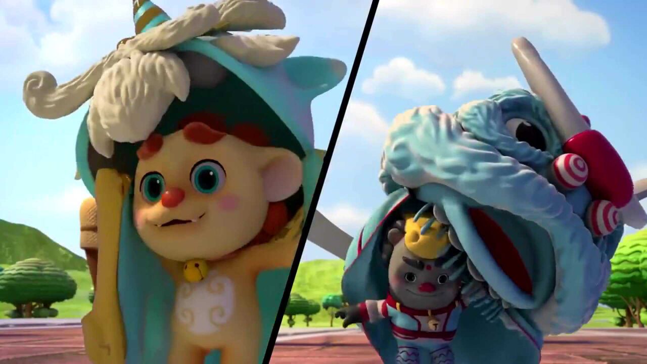 狮来运转:小粉真是过分,还能这么折磨黑狮子,头都要晃晕了