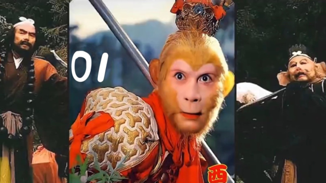 石猴出世,在花果山当上了美猴王!_腾讯视频