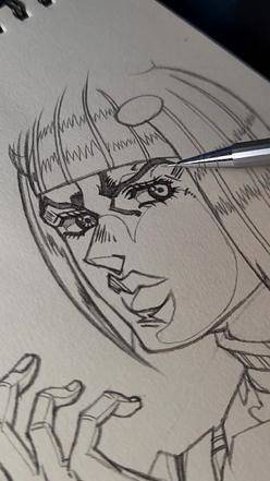 差点认错性别…#布加拉提 #手绘