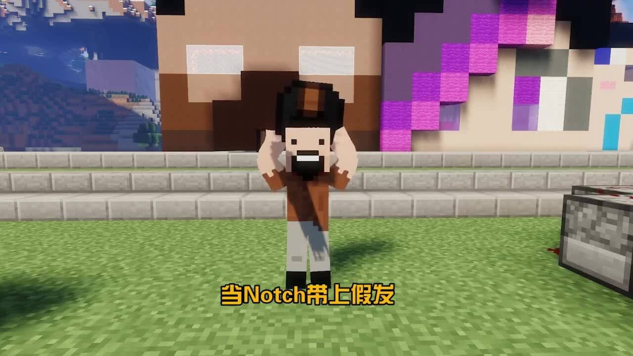 我的世界:mc图鉴,notch变him,吃掉咸鱼变菜鸟
