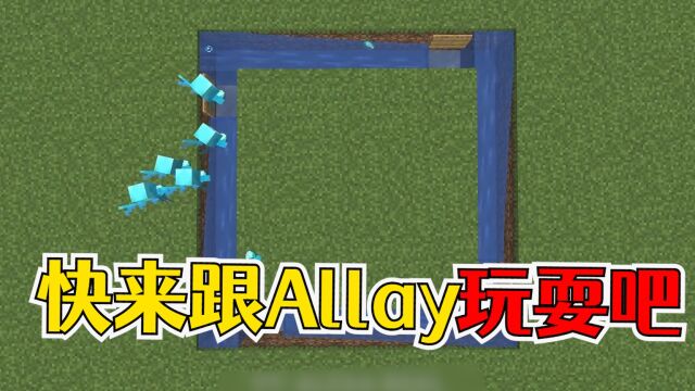 我的世界:跟Allay玩的三个方法,快来跟Allay玩耍吧