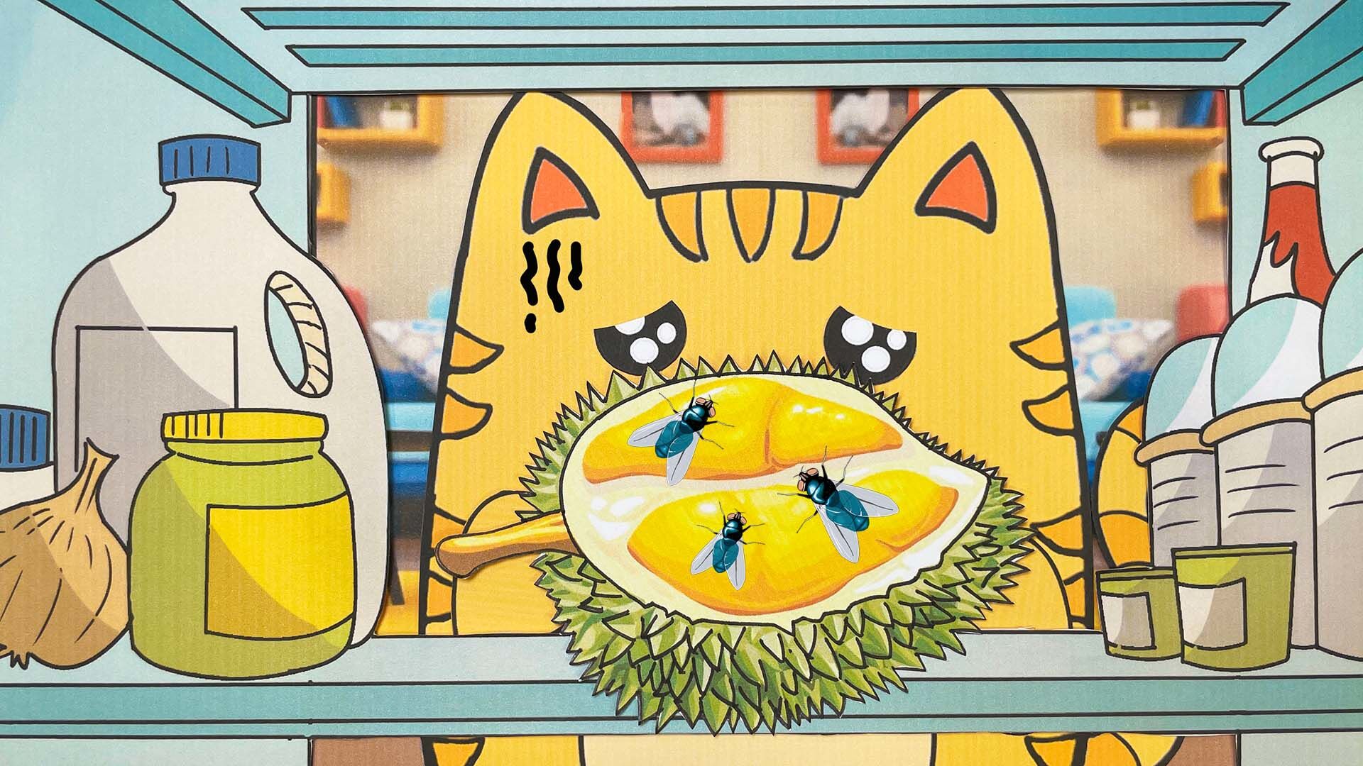 八爪鱼手绘定格动画 榴莲为什么不能放冰箱保存?