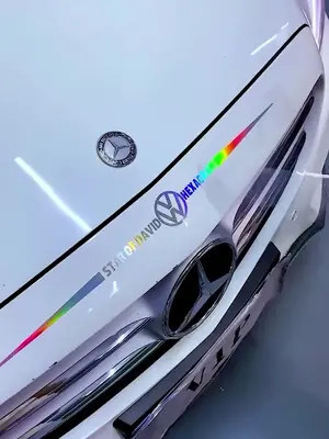 七彩镭射反光车贴#车贴 #炫酷十足 #汽车好物