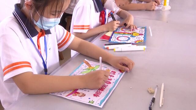 “防溺水”宣传赶大集——县教体局织密织牢中小学生安全网