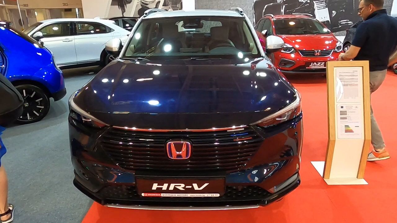 2022款本田缤智hrv亮相车展,近距离感受一下啥叫改变,太帅了