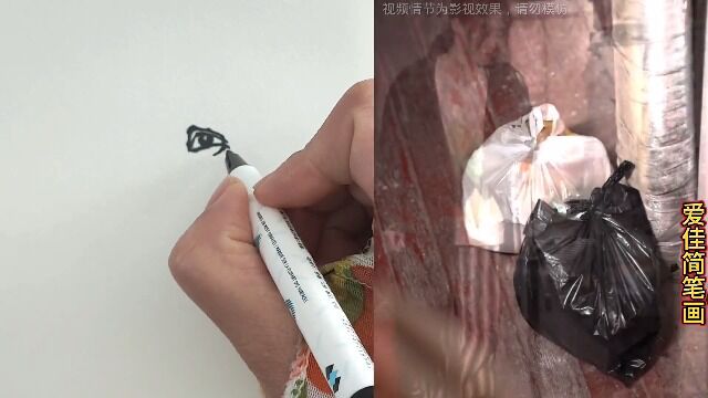 爱佳简笔画:90后独居女孩门口被放男士鞋,陌生人的善举让人泪奔