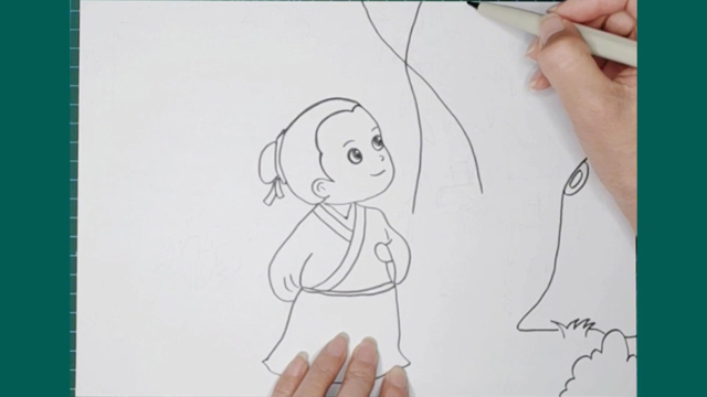 简笔画古诗配画咏柳手抄报