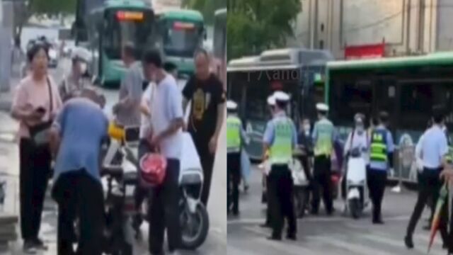 交警查电动车不戴头盔,一男子竟当街卖起头盔,网友:富贵险中求