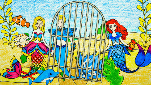 深海寻宝06:星星和芭比救出人鱼王子拿到深海珍珠变回国王和王后