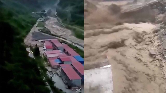 四川平武县暴雨引发山洪 已致成3人死亡15人失联