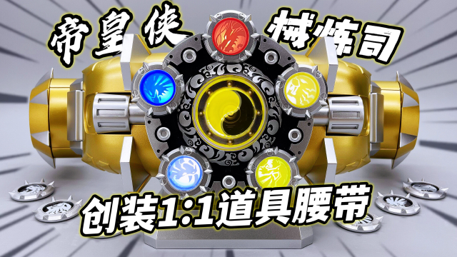 这也太帅了!帝皇侠召唤器铠甲勇士 械炼司创装1:1道具比例 大鹏评测