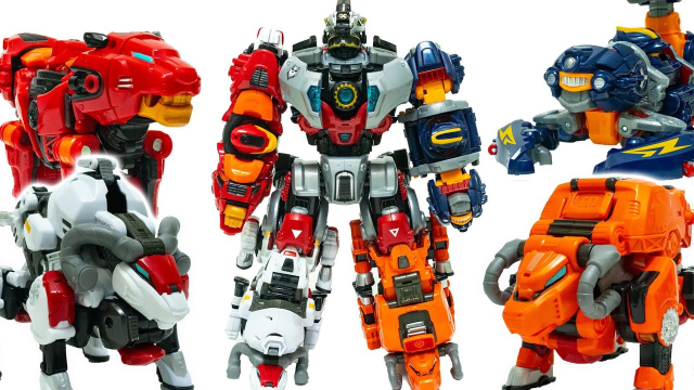 四大合体超大型金刚的玩具