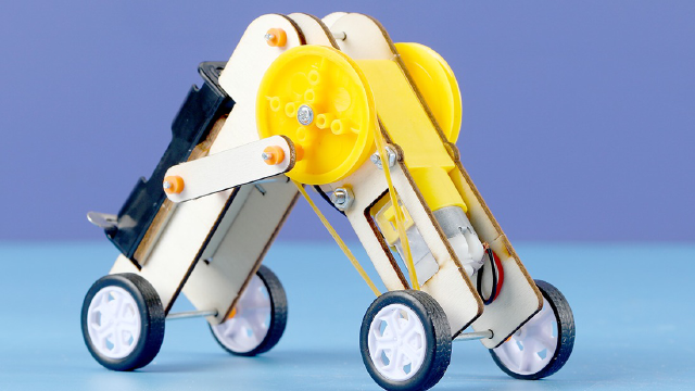 科学小实验 蠕虫机器人