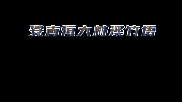 安吉恒大林溪竹语施工现场