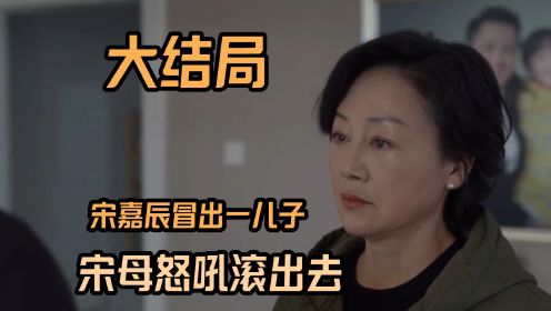 大结局：宋嘉辰冒出一儿子，揭露20年隐藏秘密，宋母怒吼滚出去