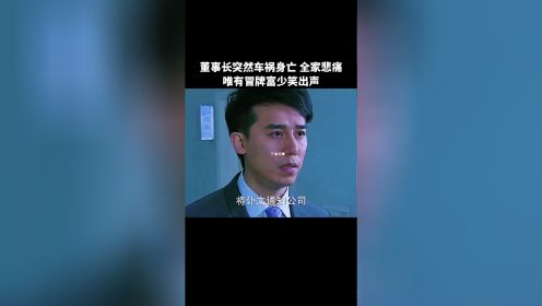 董事长突然车祸身亡，全家悲痛，唯有冒牌富少笑出声