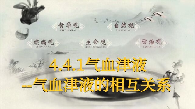 【中医基础理论】4.4.1气血津液气血津液的相互关系,入门教程