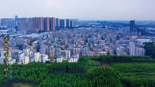 港城六八社区,飞着飞着都分不清东南西北了 .蓝田,棉村,三合,六八,到底哪个才是贵港第一村?欢迎下方留言交流!#美丽乡村 #贵港