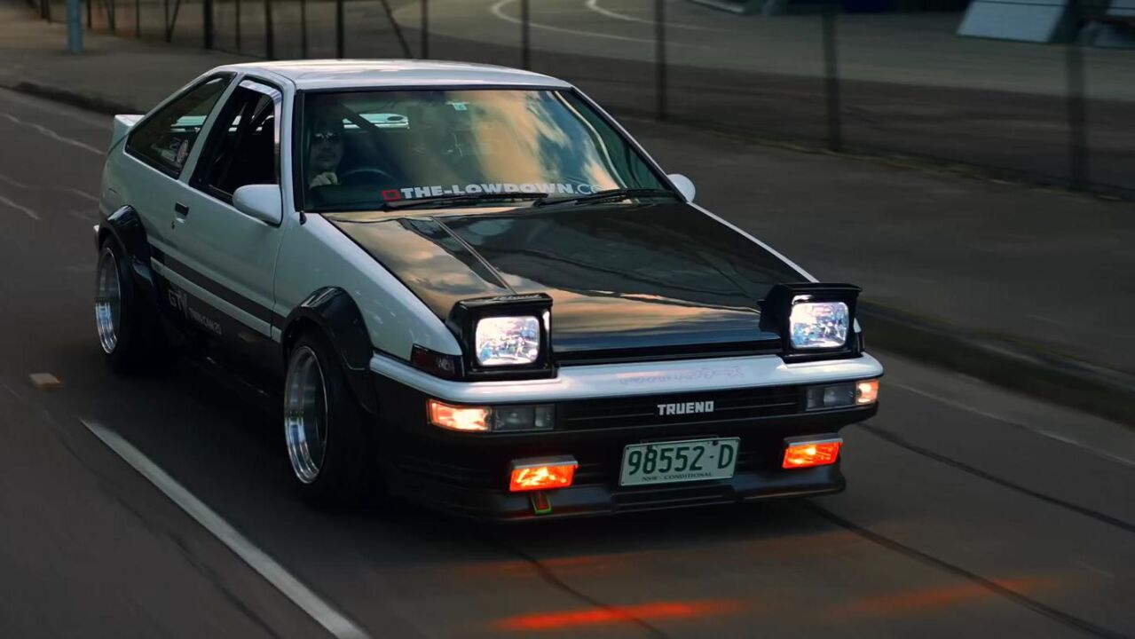 panda toyota ae86 trueno_腾讯视频