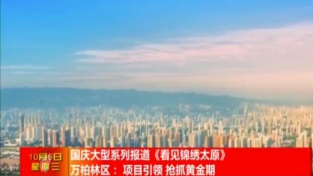 万柏林区:项目引领,抢抓黄金期