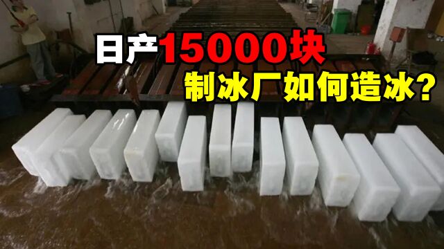 制冰厂如何制造大型冰块?一天生产15000块,都卖到哪里去了?