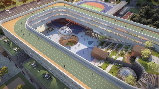 呼和浩特万锦小学 / 泛泰设计