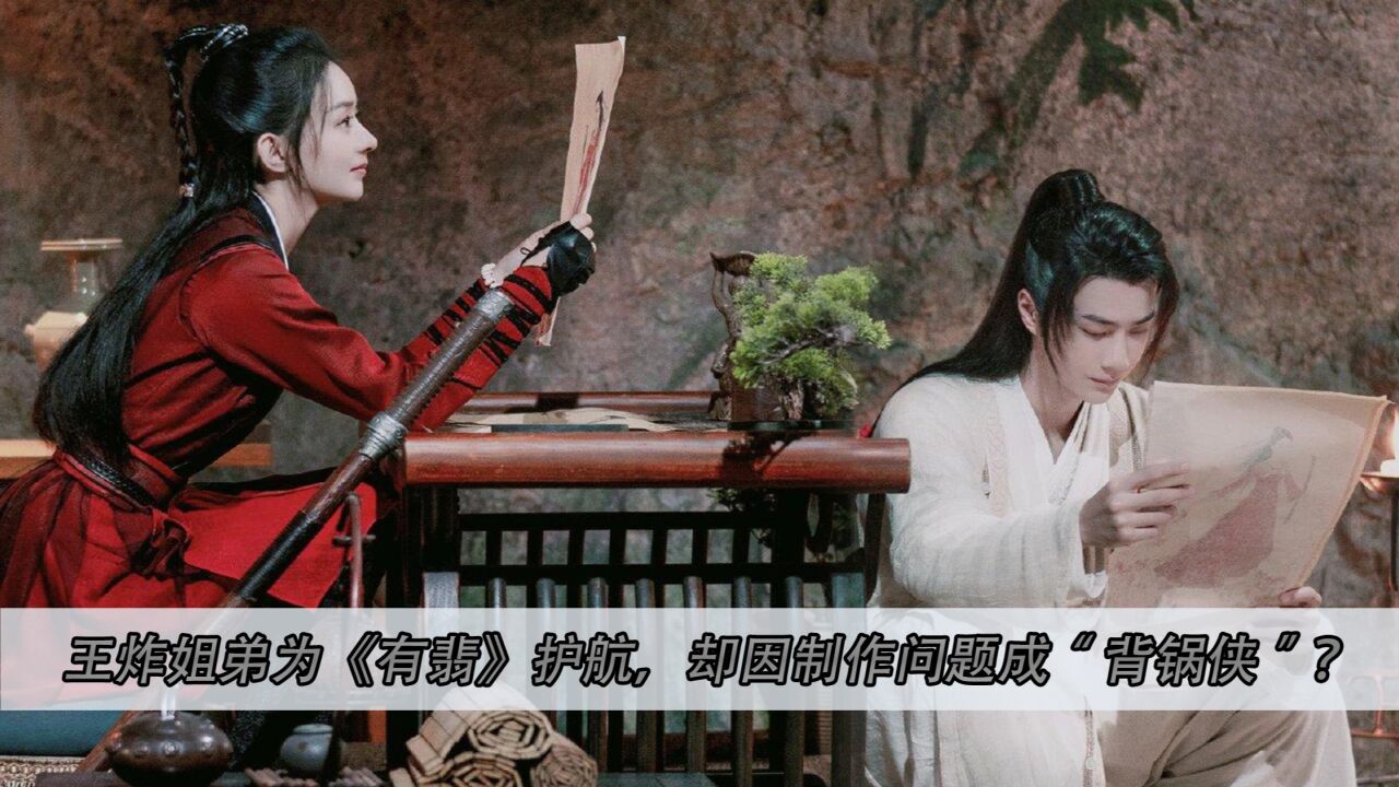 王炸姐弟为《有翡》保驾护航,却因制作问题成“背锅侠”?_腾讯视频