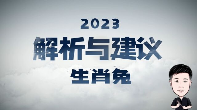 2023年属相兔解析建议