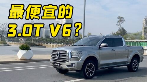 国内最便宜3.0t v6,能拉好玩还豪华,试驾长城皮卡山海炮