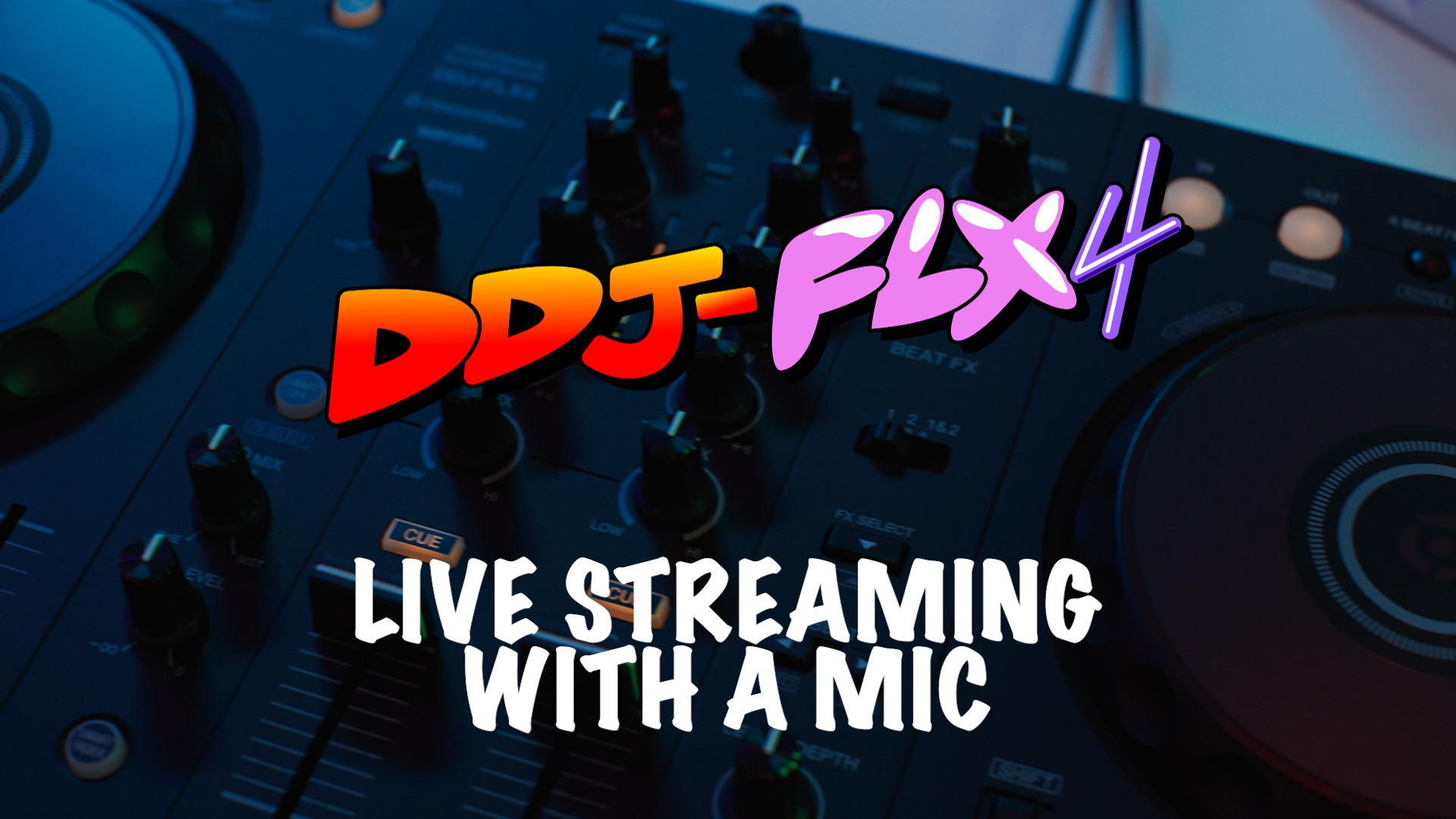 DDJ-FLX4 - 兼容多种应用程序的2ch DJ控制器(Black)