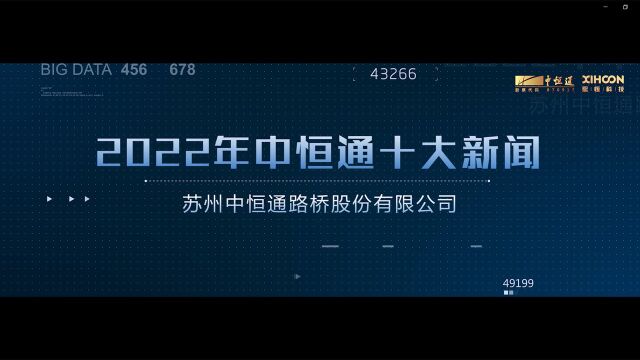 2022年中恒通十大新闻0203 配音版