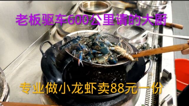 老板驱车从广东请来的厨师,专业做小龙虾,技术到底好不好?