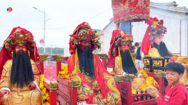 惠来县村头村三山国王及诸神圣驾春社隆重出游!