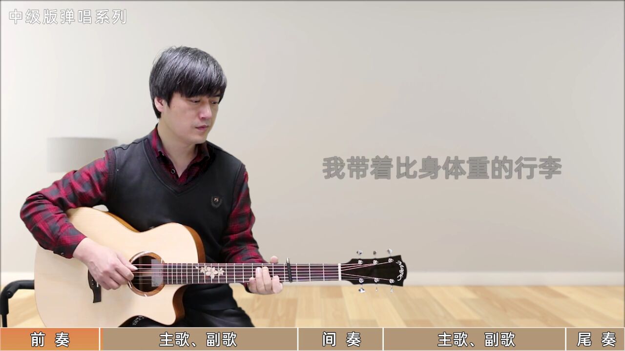 《我记得》赵雷「中级版」演示曲谱腾讯视频 6618